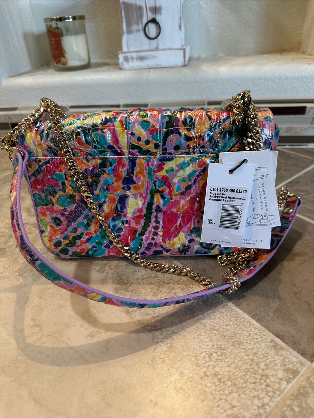 Brahmin Mod Rosa Rainbow Reef - Picture 4 of 5